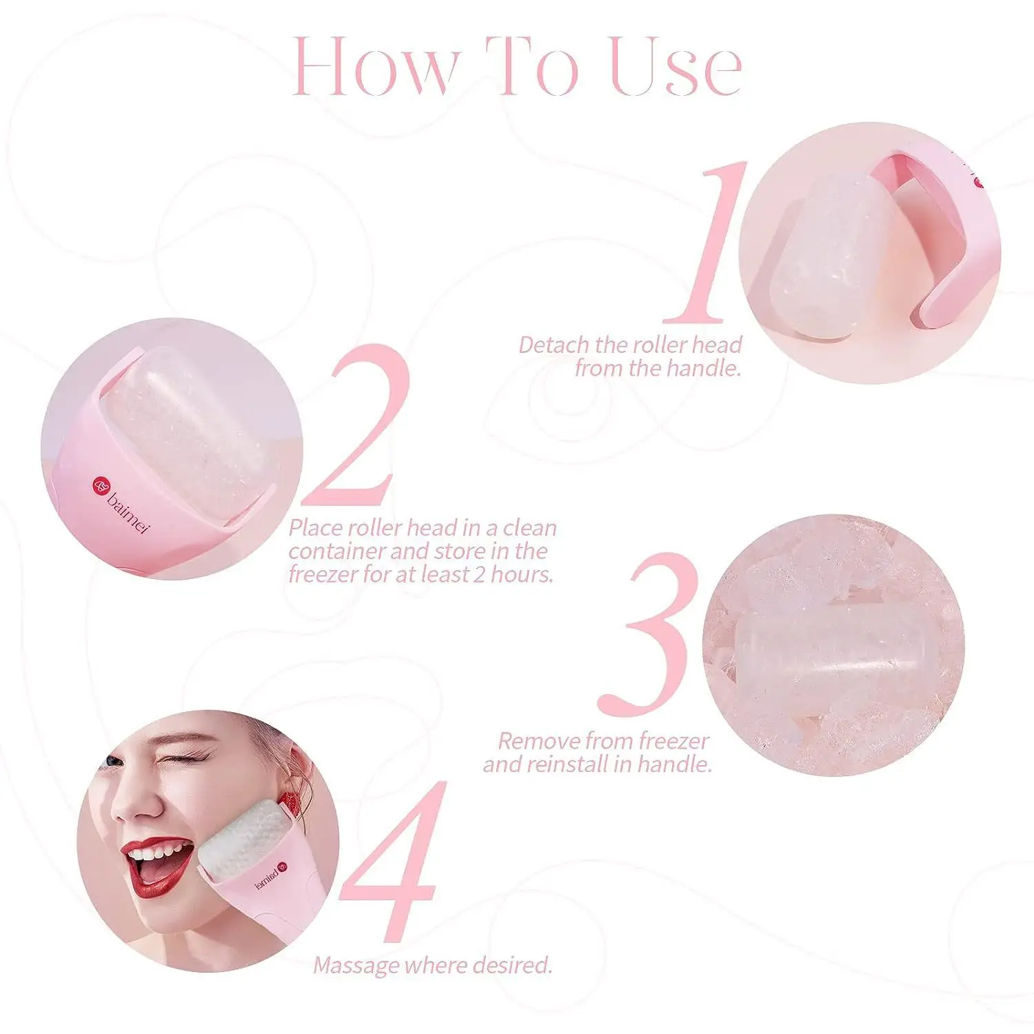 Green Ice Roller for Face Massage Cold Therapy — feature 12