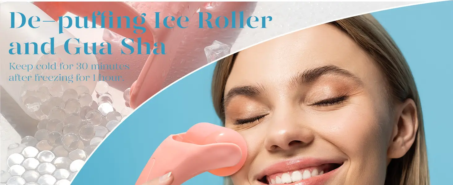 Green Ice Roller for Face Massage Cold Therapy — feature 5