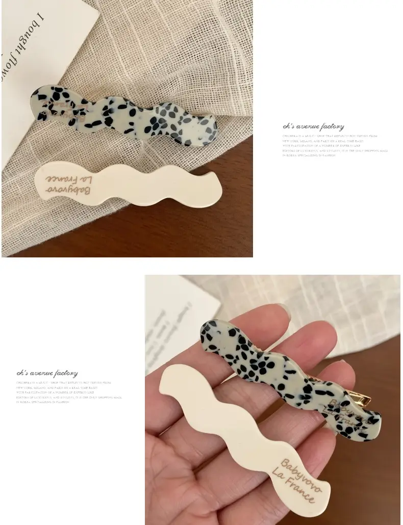 Women's Acetic Acid Hairpin Clip 2024 New Style — feature 9