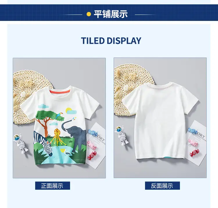 Kids Printed T-Shirt White Summer Boys 2025 — feature 8