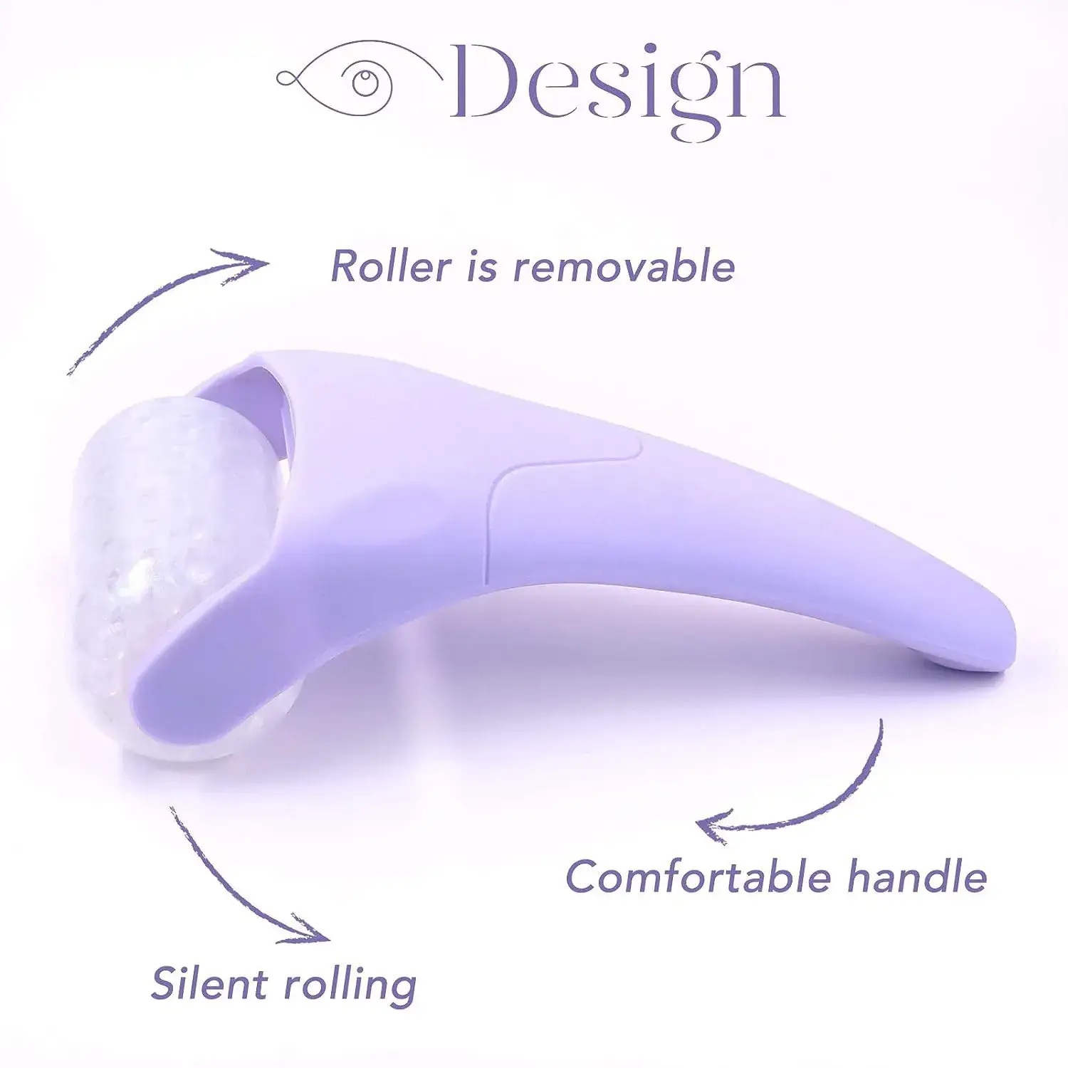 Cross-border ice roller hand-held cold applicator for ice roller body care massage microneedle roller ice applicator — feature 3