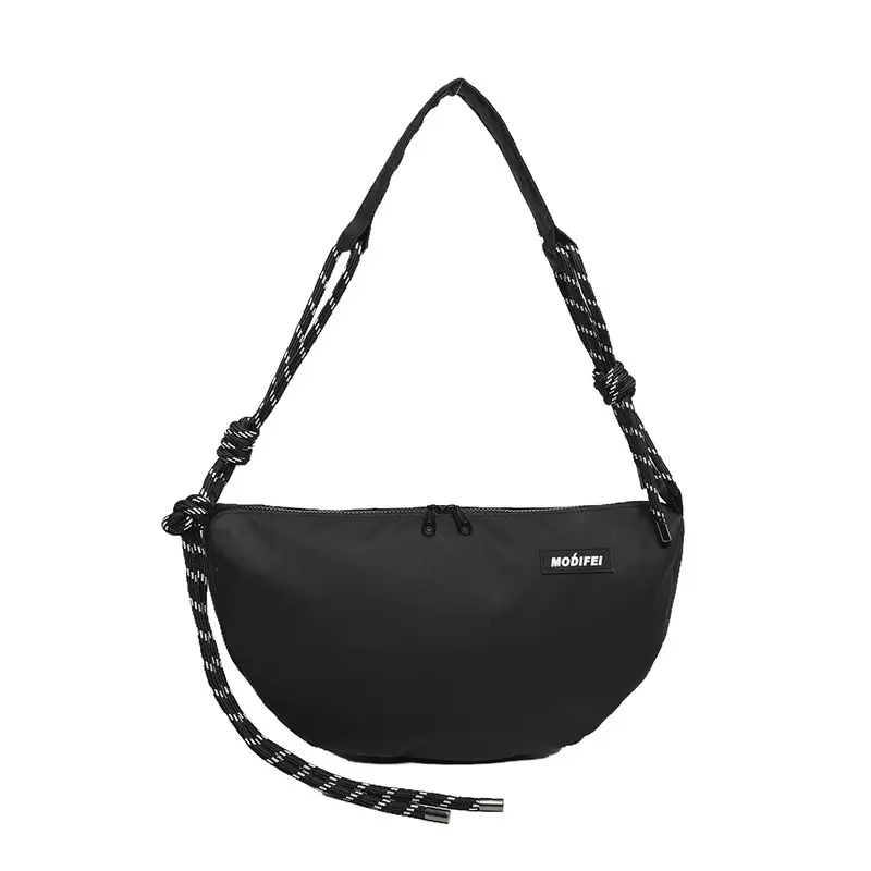 Light Blue Nylon Crossbody Bag for Men Women - Image 12