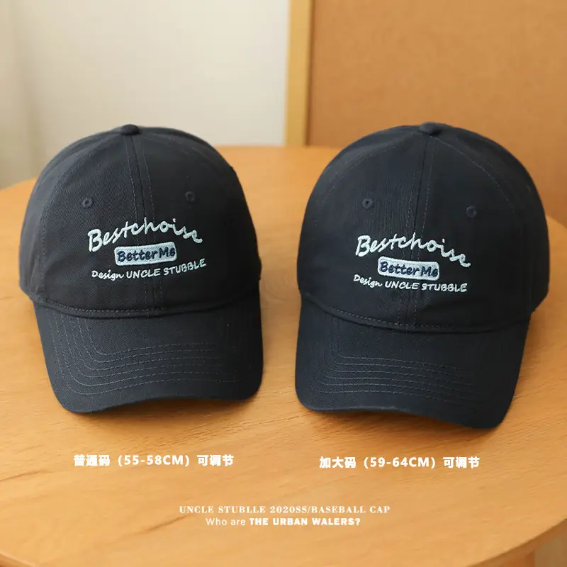 Men Women Big Head Urban Baseball Cap Red — feature 11