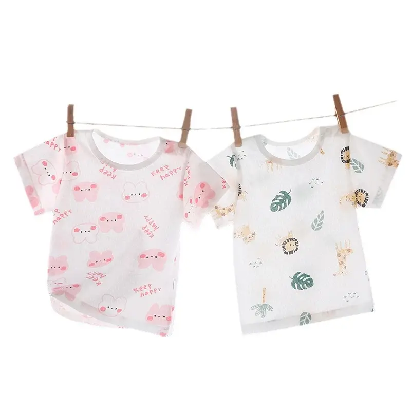 Baby Cotton T-Shirt with Forest Print 0-4Yr - Image 10