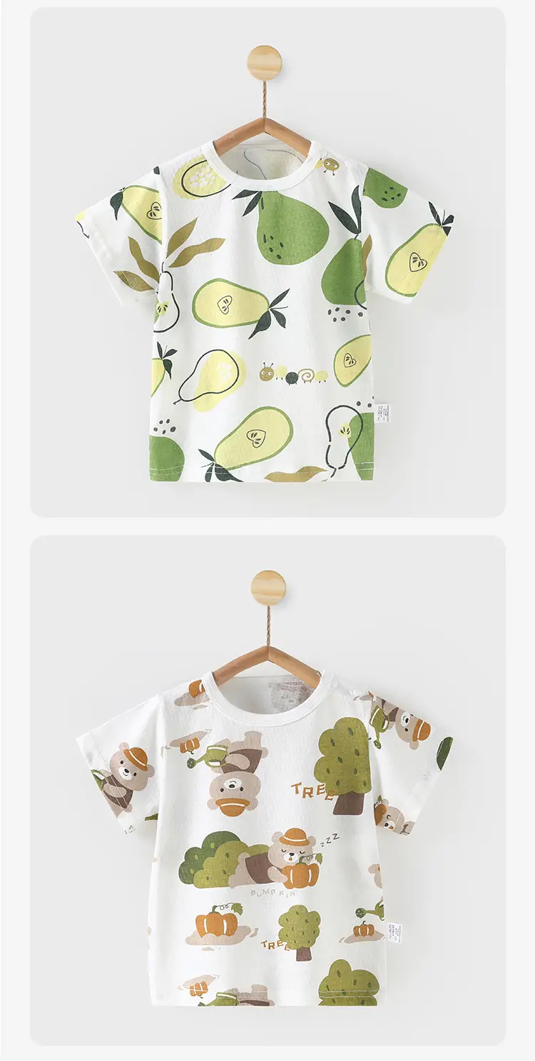 Baby Cotton T-Shirt with Forest Print 0-4Yr — feature 14