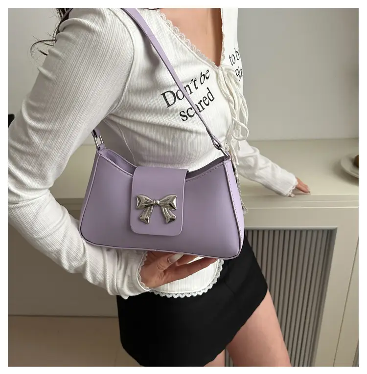 Silver Bow Shoulder Bag for Women 2024 — feature 8