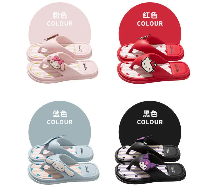 Yugui Dog Thick Bottom Flip-Flops Women's Summer 2024 New Non-Slip Outer Wear Seaside Beach Flip-Flops Women's Sandals — feature 3