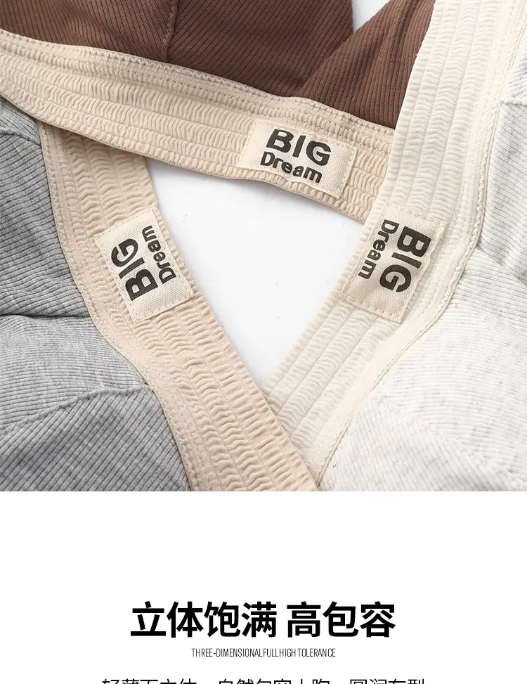 Women's Silver Triangle Cup Bra Set Spring Summer — feature 16