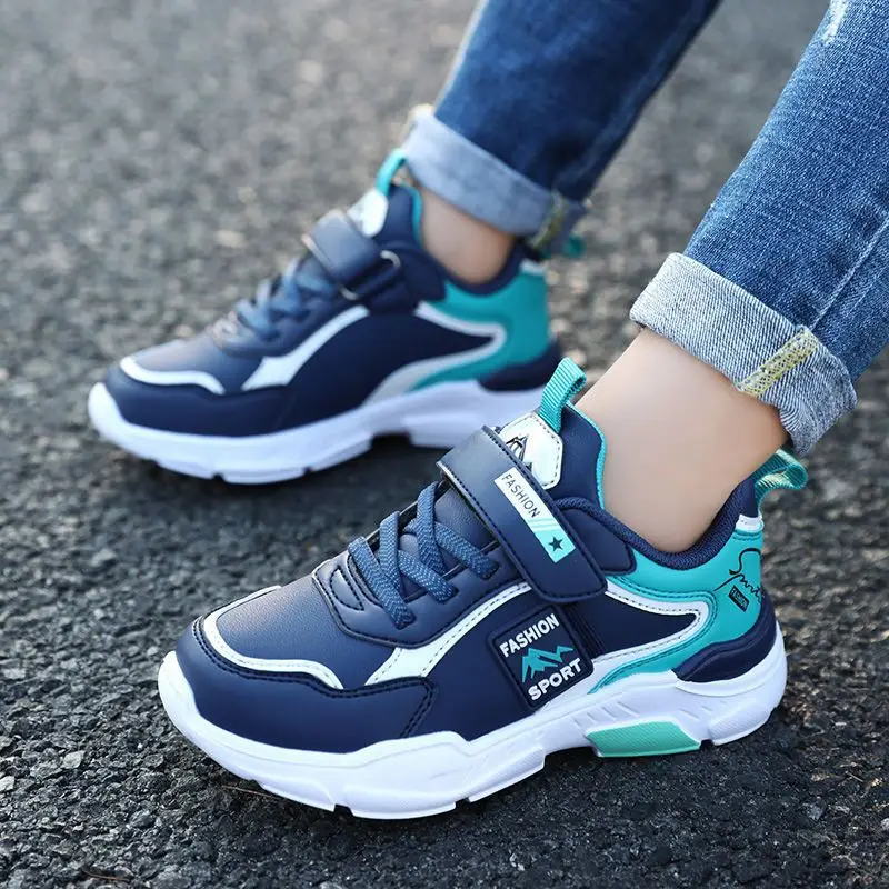 Kids Mesh Sports Shoes Blue Teal 2022 — feature 24