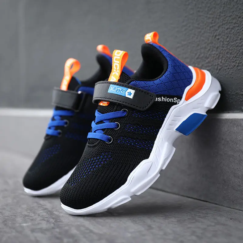 Kids Mesh Sports Shoes Blue Teal 2022 - Image 2