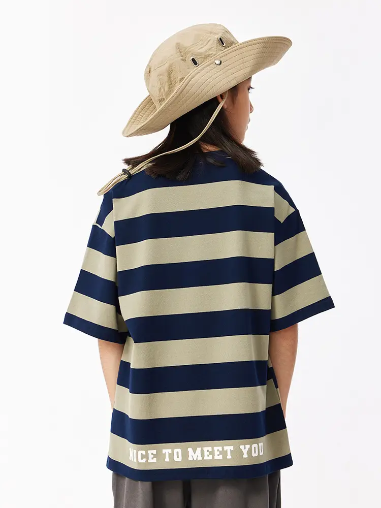 DK Kids Striped T-Shirt Short Sleeve Summer Wear - Image 4