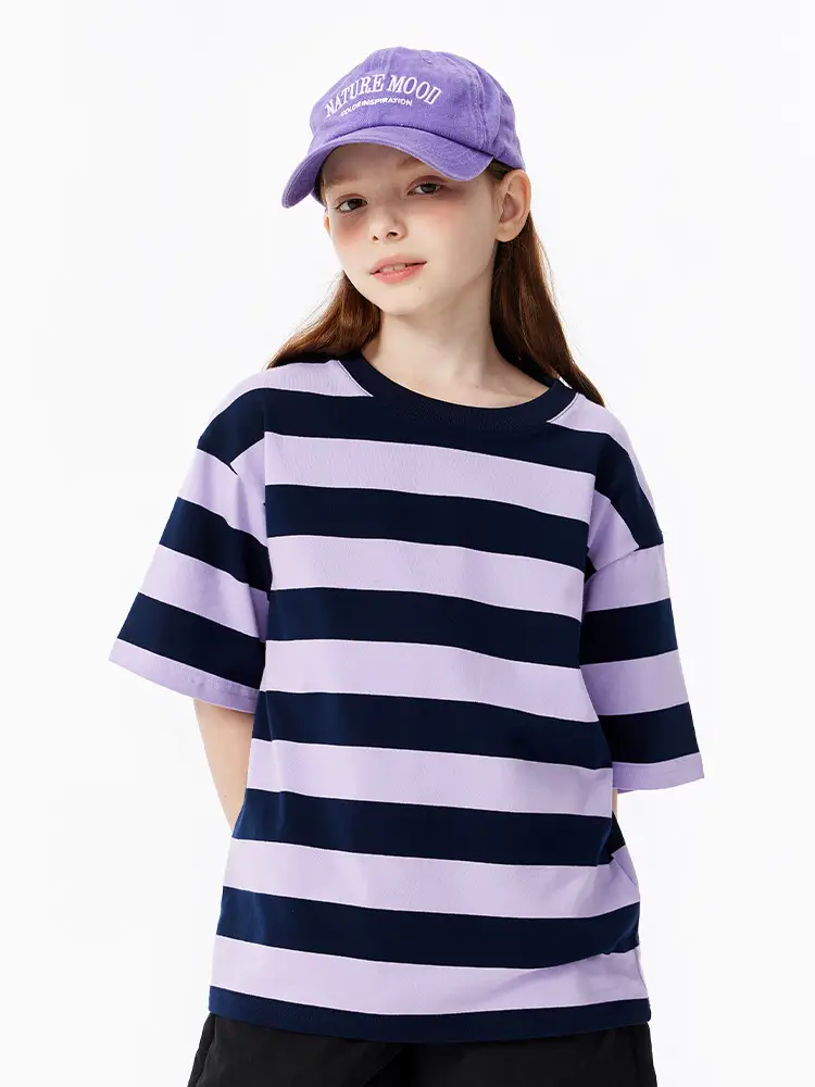 DK Kids Striped T-Shirt Short Sleeve Summer Wear - Image 5
