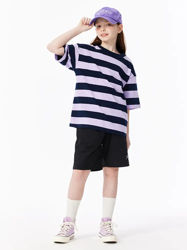 DK Kids Striped T-Shirt Short Sleeve Summer Wear - Image 7