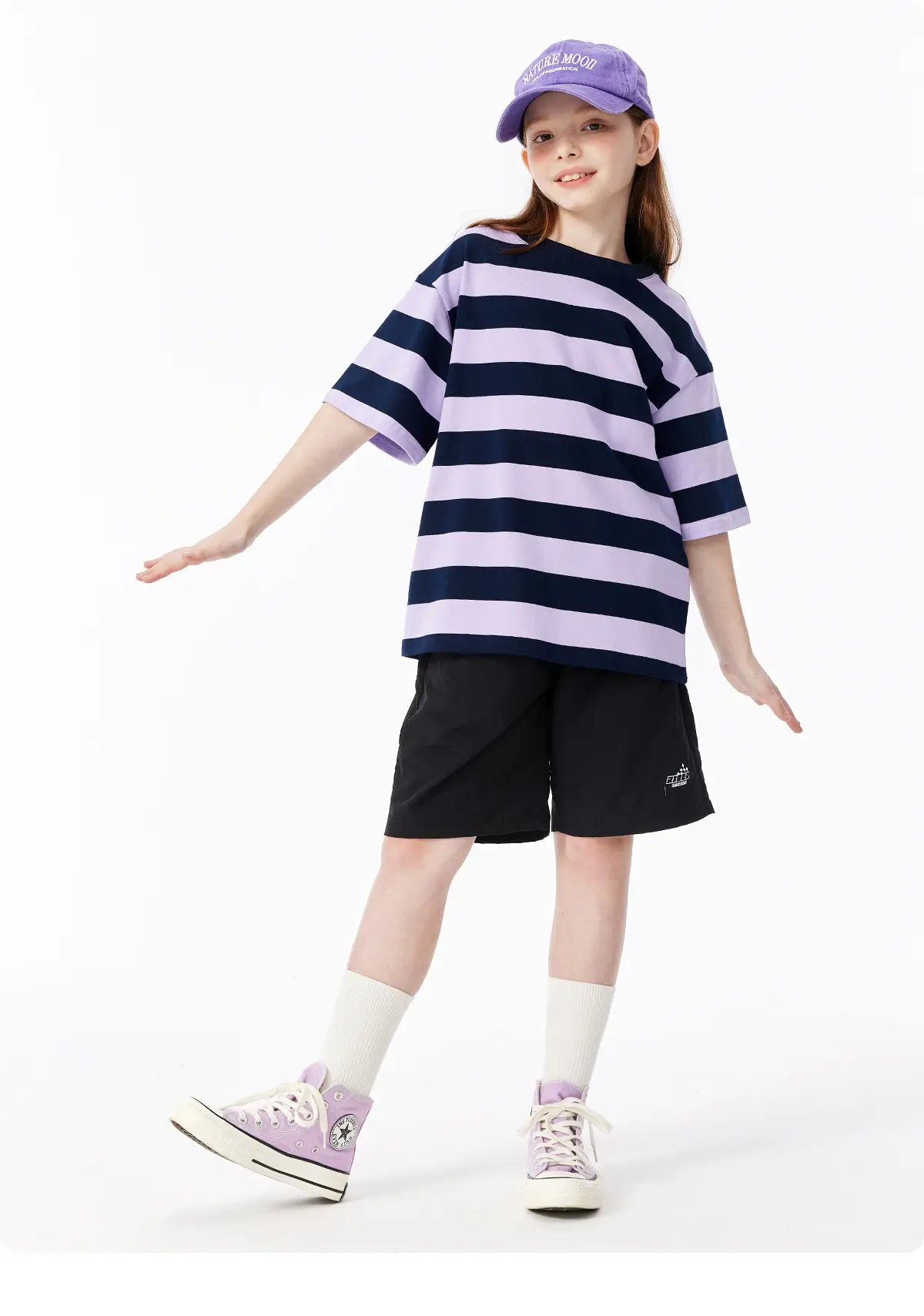 DK Kids Striped T-Shirt Short Sleeve Summer Wear — feature 17