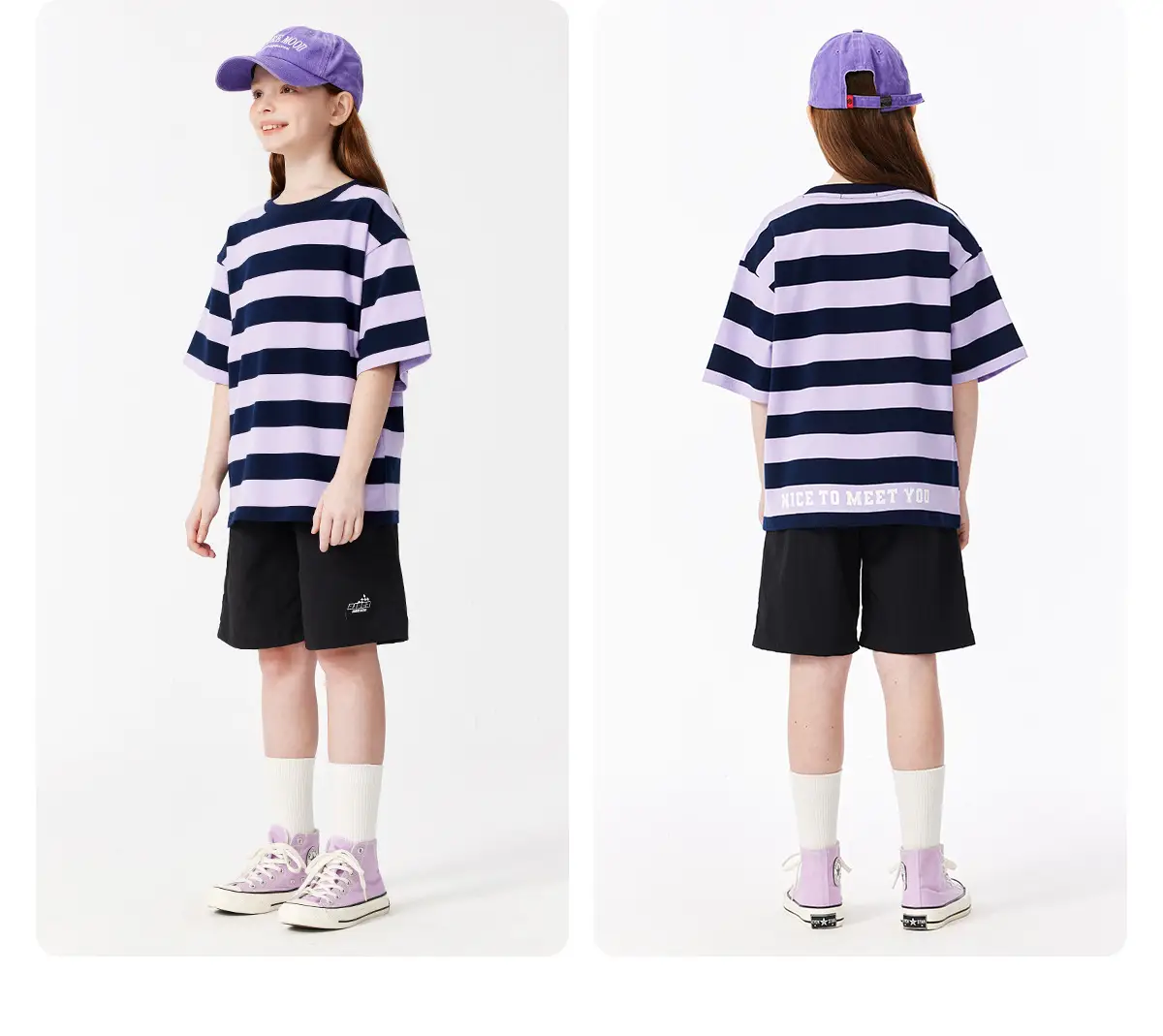 DK Kids Striped T-Shirt Short Sleeve Summer Wear — feature 19