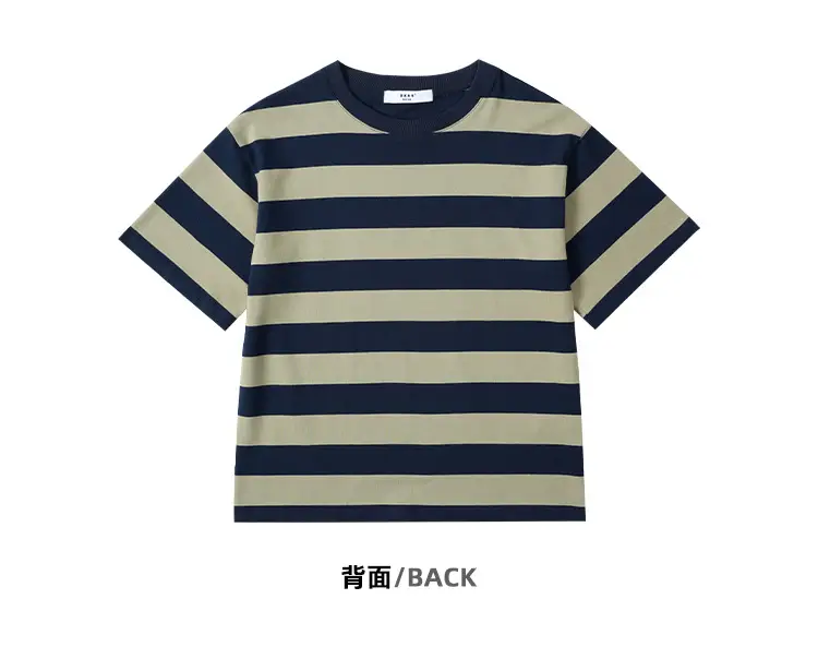 DK Kids Striped T-Shirt Short Sleeve Summer Wear — feature 25