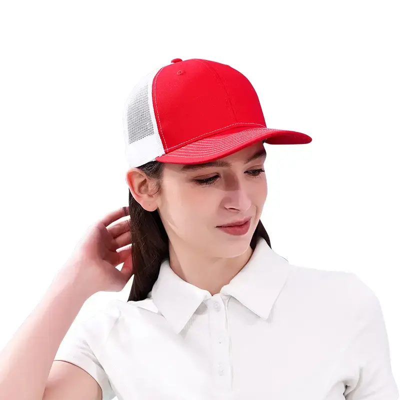 Men Breathable Mesh Cap Dark Gray White Outdoor Sunshade - Image 11