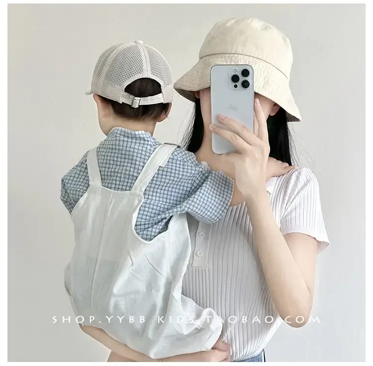 Baby Mesh Cap Summer Breathable Korean Letter Sunshade Cap — feature 5