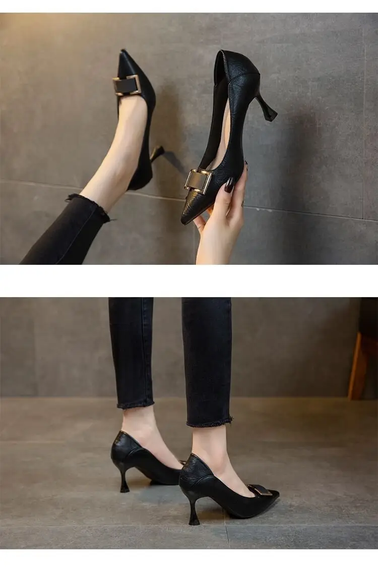 Women Leather Stiletto Heels Spring Summer 2024 — feature 6