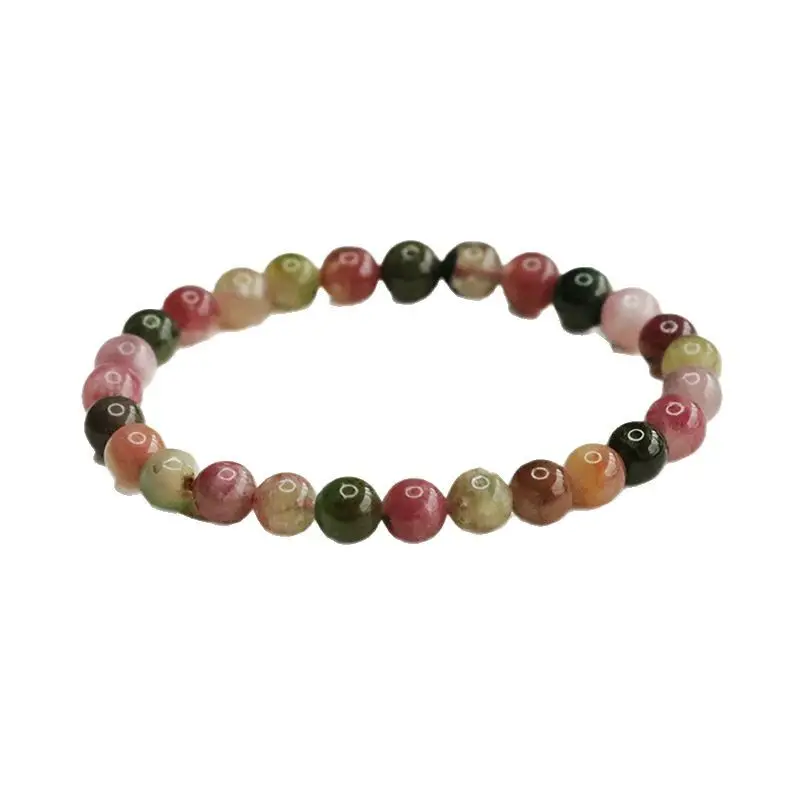 Natural Tourmaline Bracelet with Colorful Pearls - Image 6