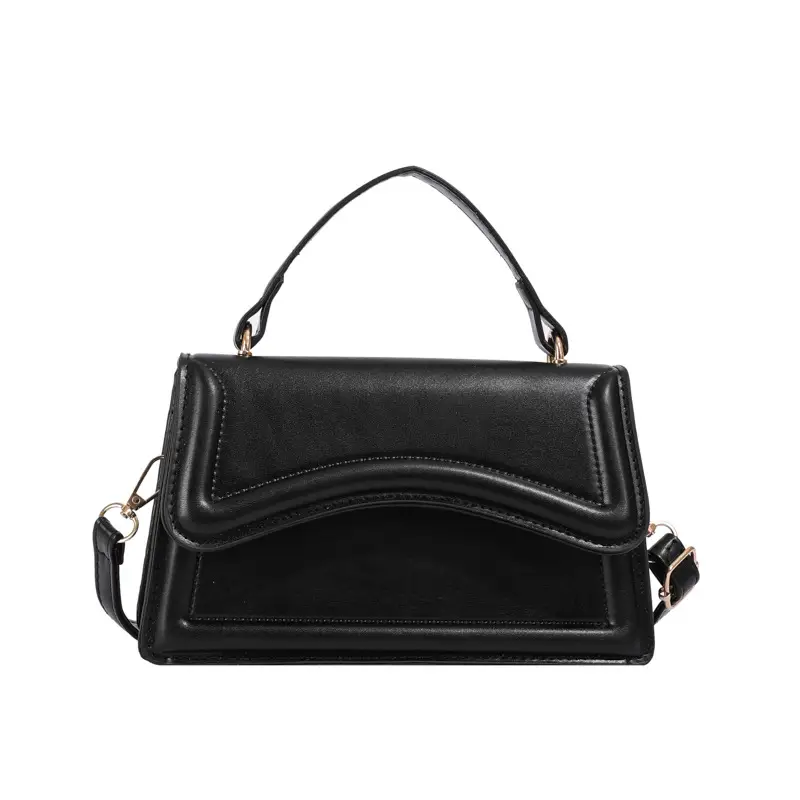2026 Women's Square Shoulder Bag with Gold Hardware - Image 9