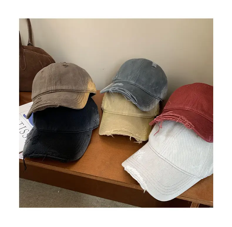 Coffee Retro Baseball Cap Wide Brim Duck Cap — feature 10