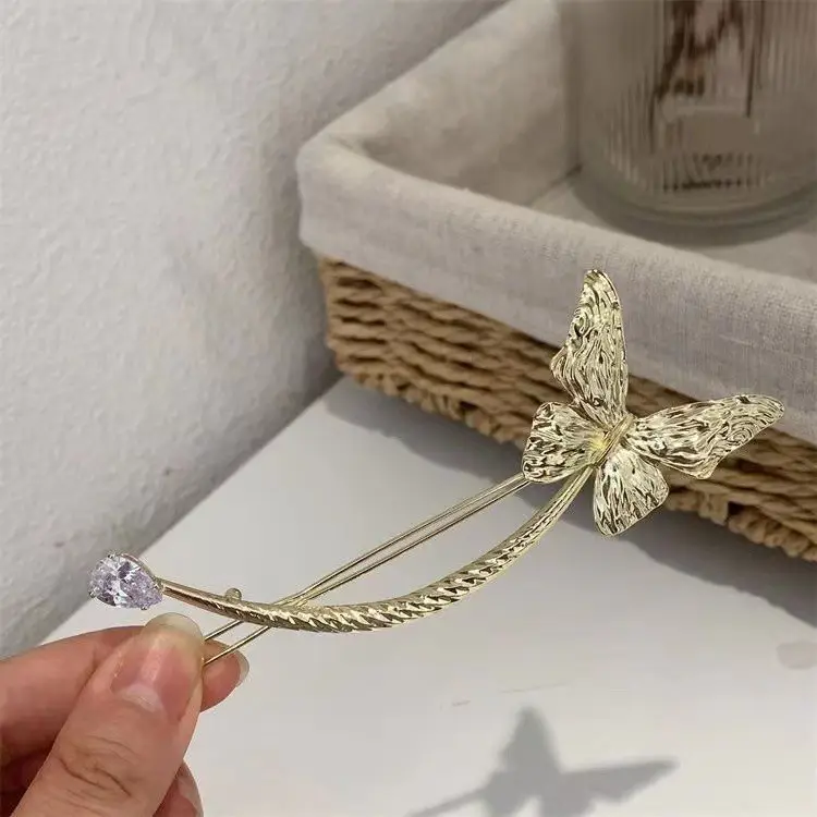 Famiman Gold Pearl Hairpin Clip for Women — feature 10