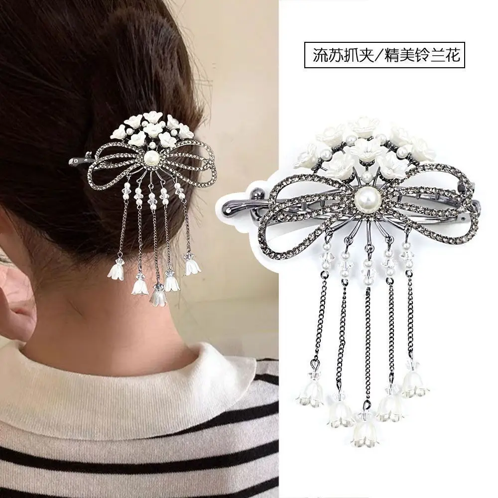 Famiman Gold Pearl Hairpin Clip for Women