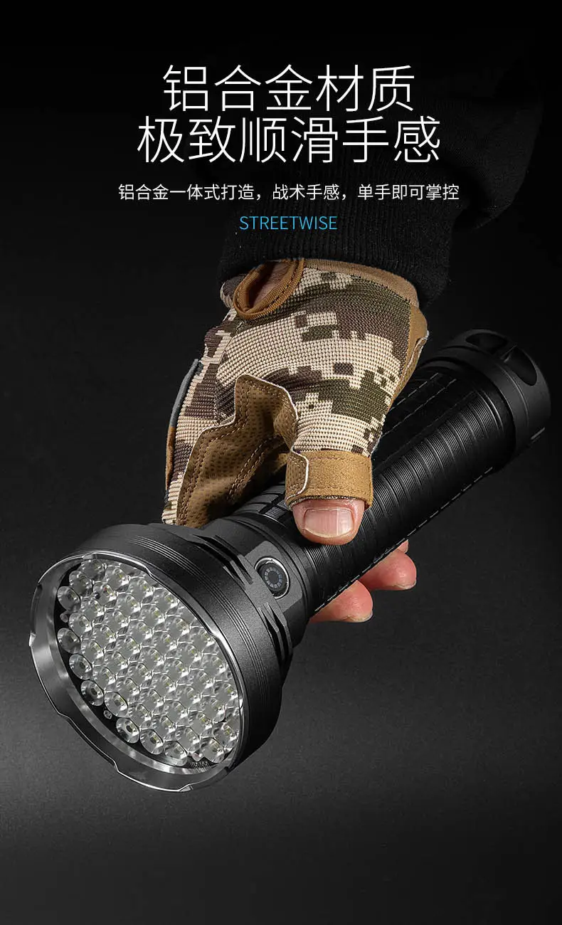 Cross-border 6x18650 Flashlight 7500LM Fast Charge — feature 11
