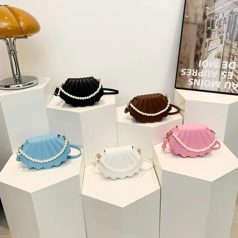 White Pearl Crossbody Bag for Women Summer 2024 - Image 6