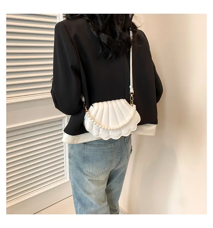 White Pearl Crossbody Bag for Women Summer 2024 — feature 15