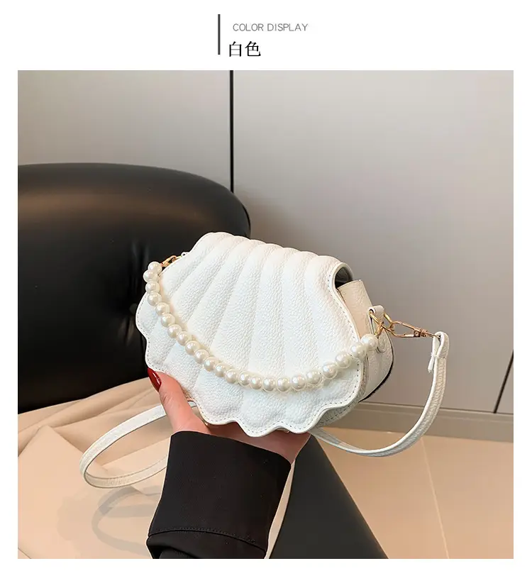 White Pearl Crossbody Bag for Women Summer 2024 — feature 21