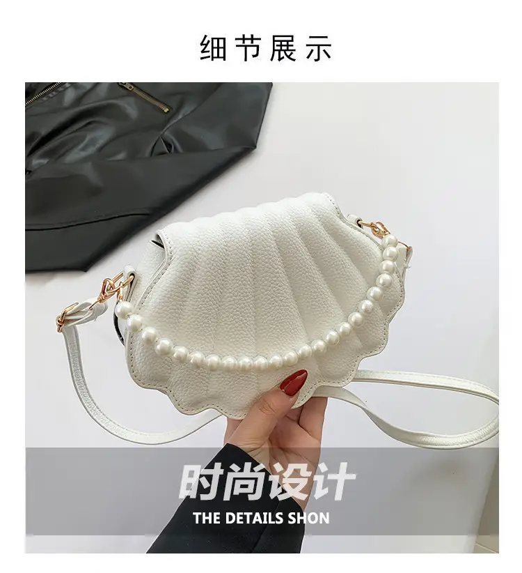 White Pearl Crossbody Bag for Women Summer 2024 — feature 3