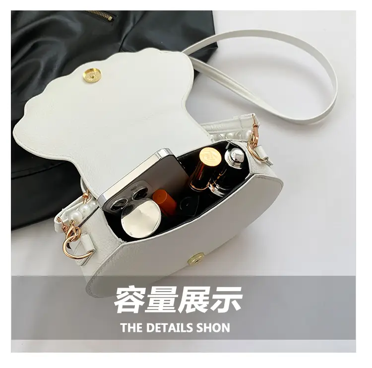 White Pearl Crossbody Bag for Women Summer 2024 — feature 7
