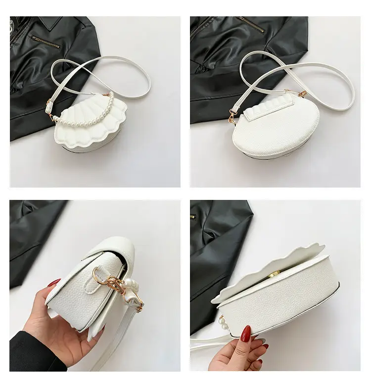White Pearl Crossbody Bag for Women Summer 2024 — feature 8