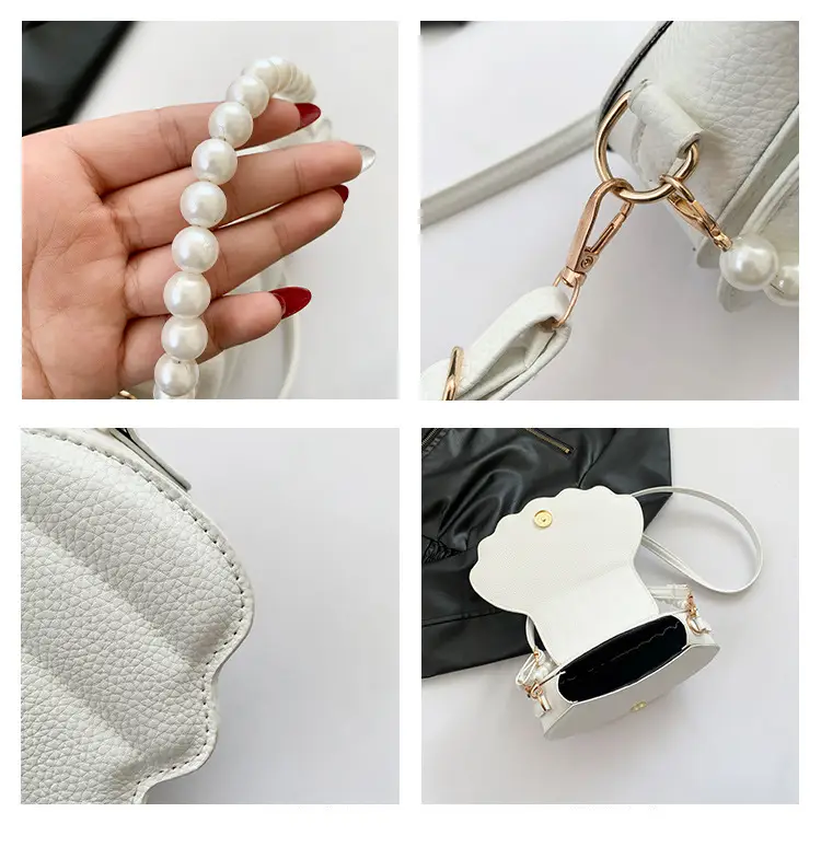 White Pearl Crossbody Bag for Women Summer 2024 — feature 9