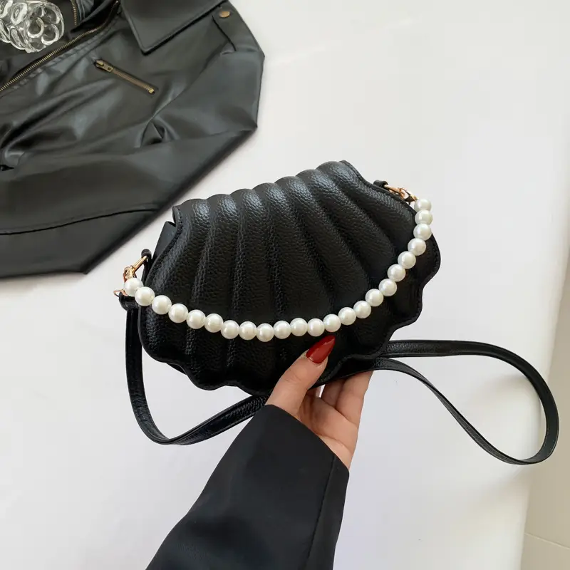 White Pearl Crossbody Bag for Women Summer 2024 - Image 2