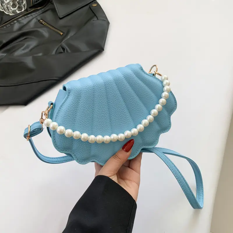 White Pearl Crossbody Bag for Women Summer 2024 - Image 3