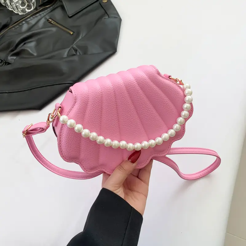 White Pearl Crossbody Bag for Women Summer 2024 - Image 4