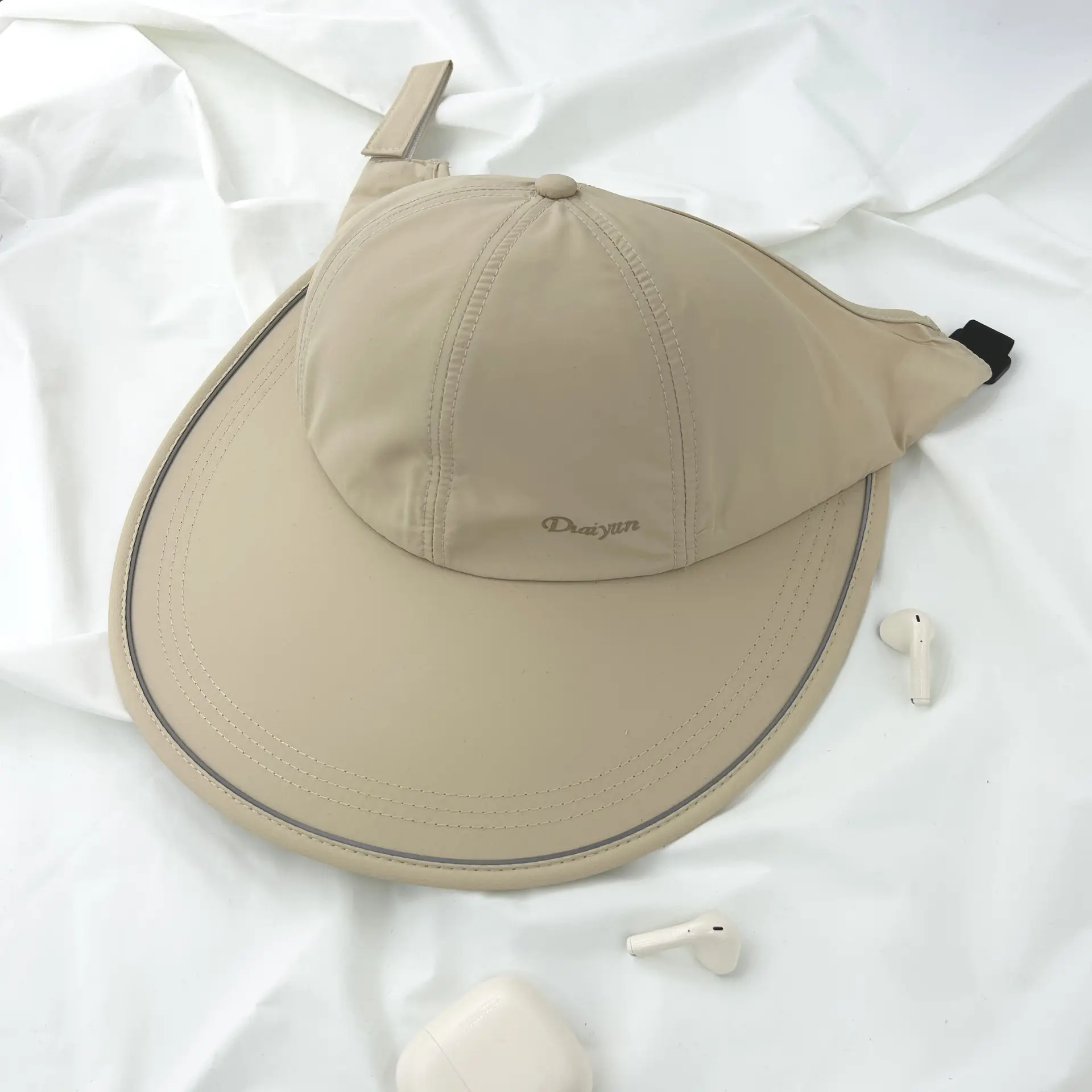Women's Grey Duck Cap Baseball Cap Quick Dry Sun Hat - Image 4