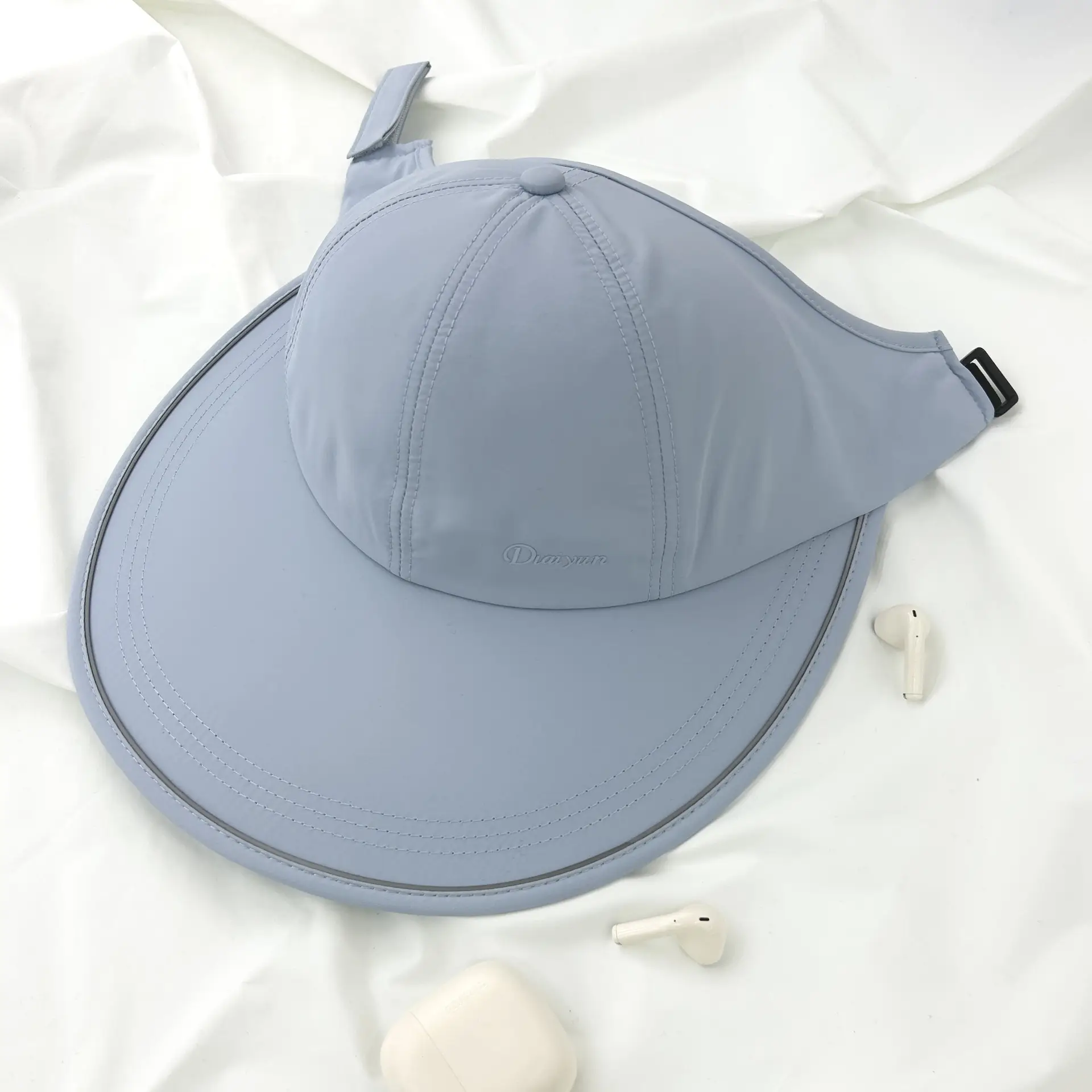 Women's Grey Duck Cap Baseball Cap Quick Dry Sun Hat - Image 2