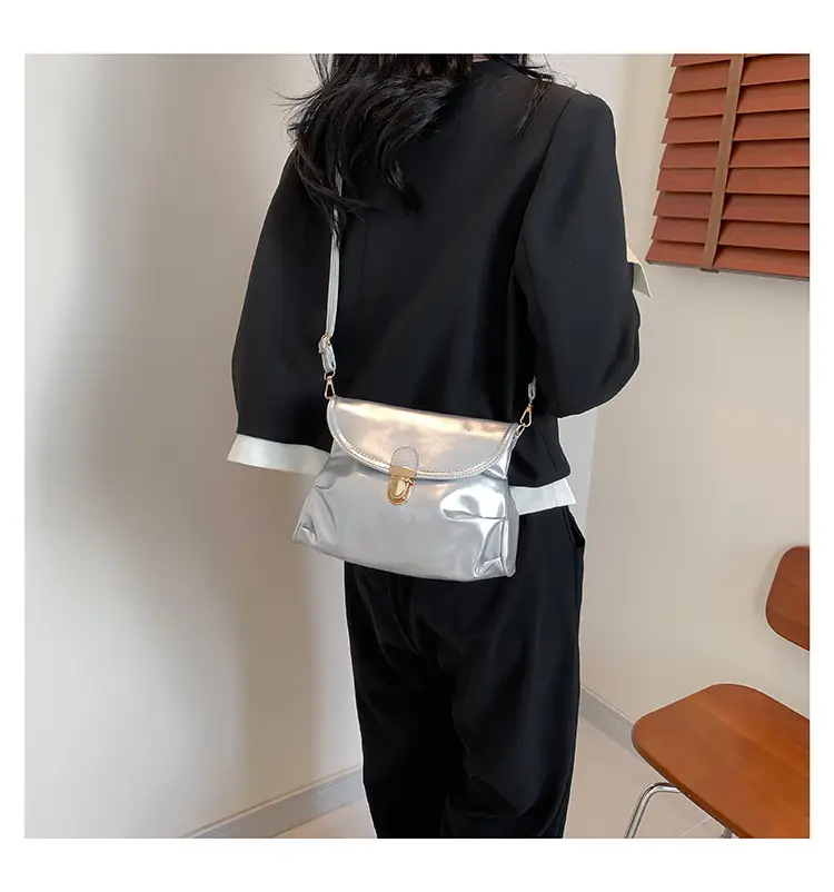 Black Pleated Shoulder Bag for Women 2024 — feature 15