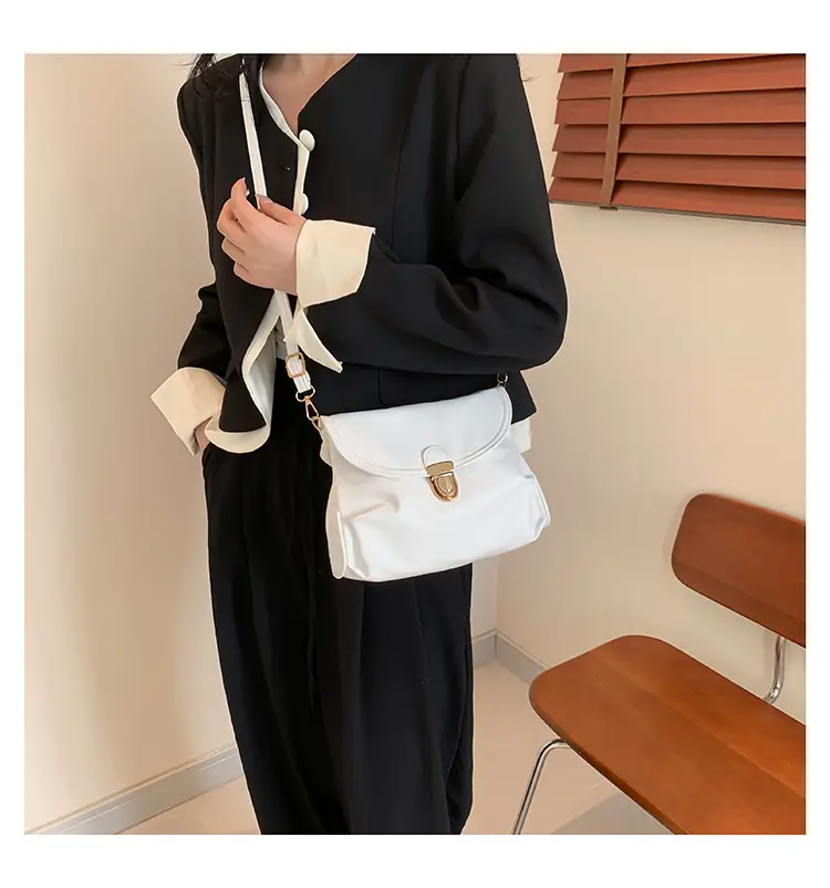Black Pleated Shoulder Bag for Women 2024 — feature 16