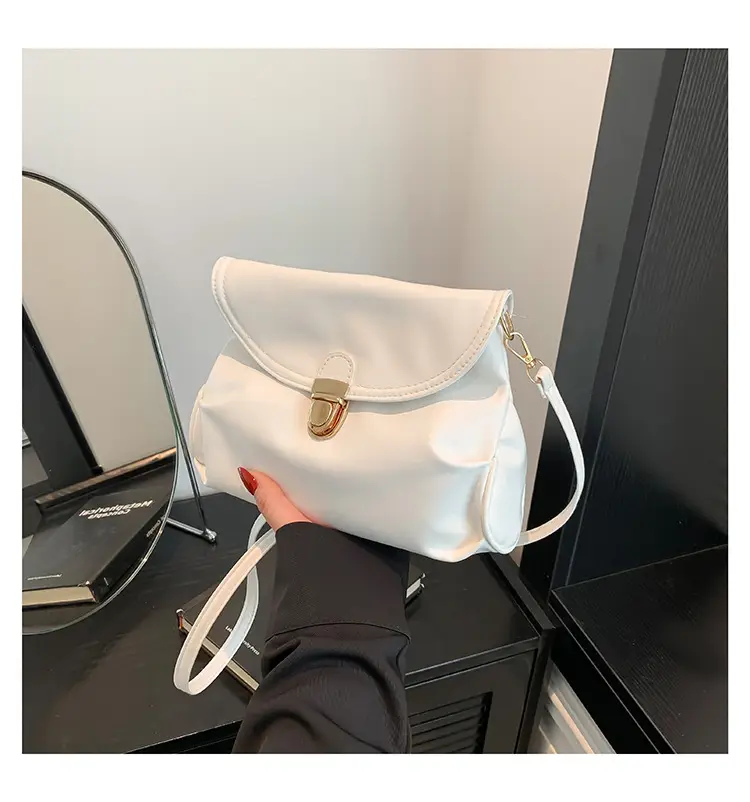 Black Pleated Shoulder Bag for Women 2024 — feature 24