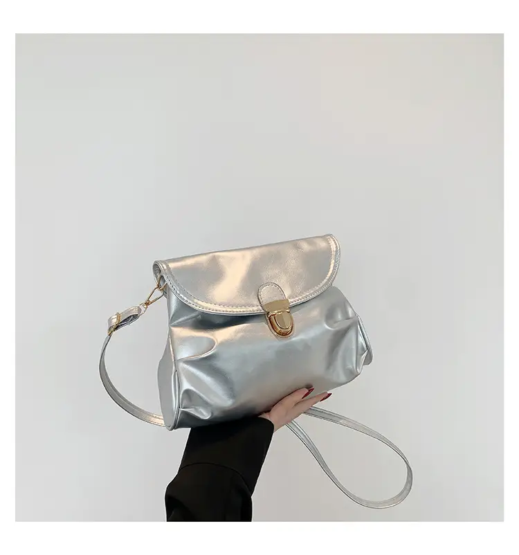 Black Pleated Shoulder Bag for Women 2024 — feature 26