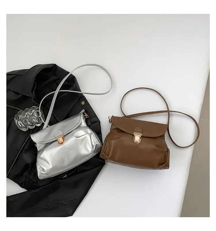 Black Pleated Shoulder Bag for Women 2024 — feature 30