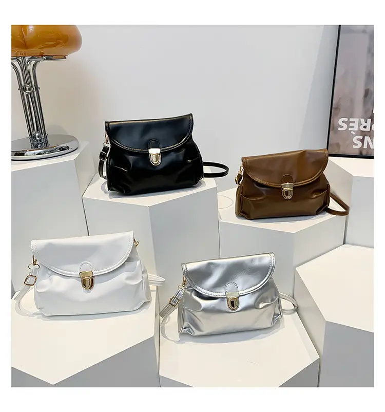 Black Pleated Shoulder Bag for Women 2024 — feature 32