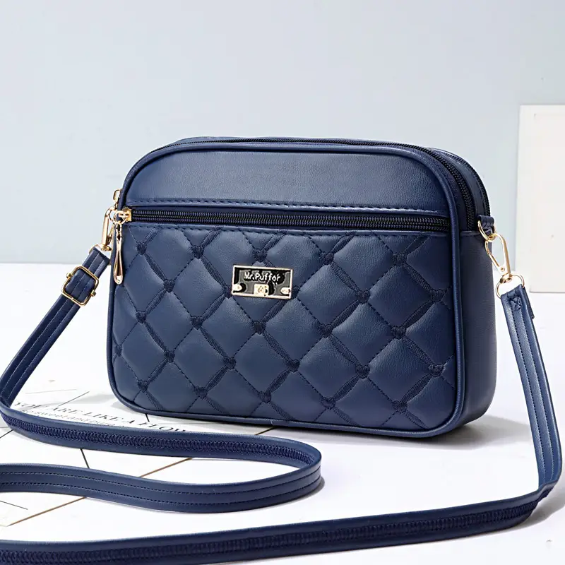 2024 Black Quilted Shoulder Bag for Women - Image 8
