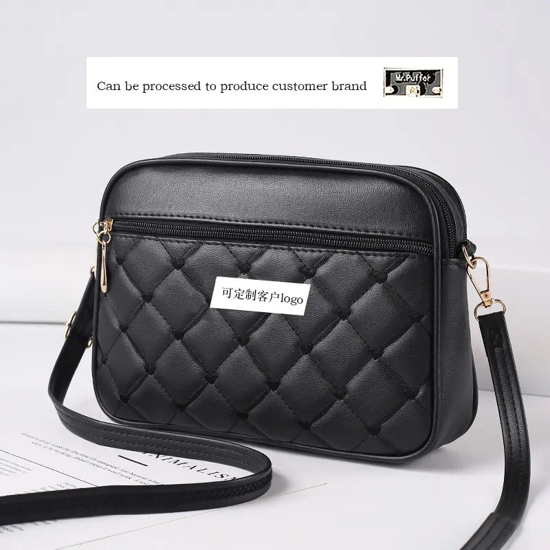 2024 Black Quilted Shoulder Bag for Women - Image 10