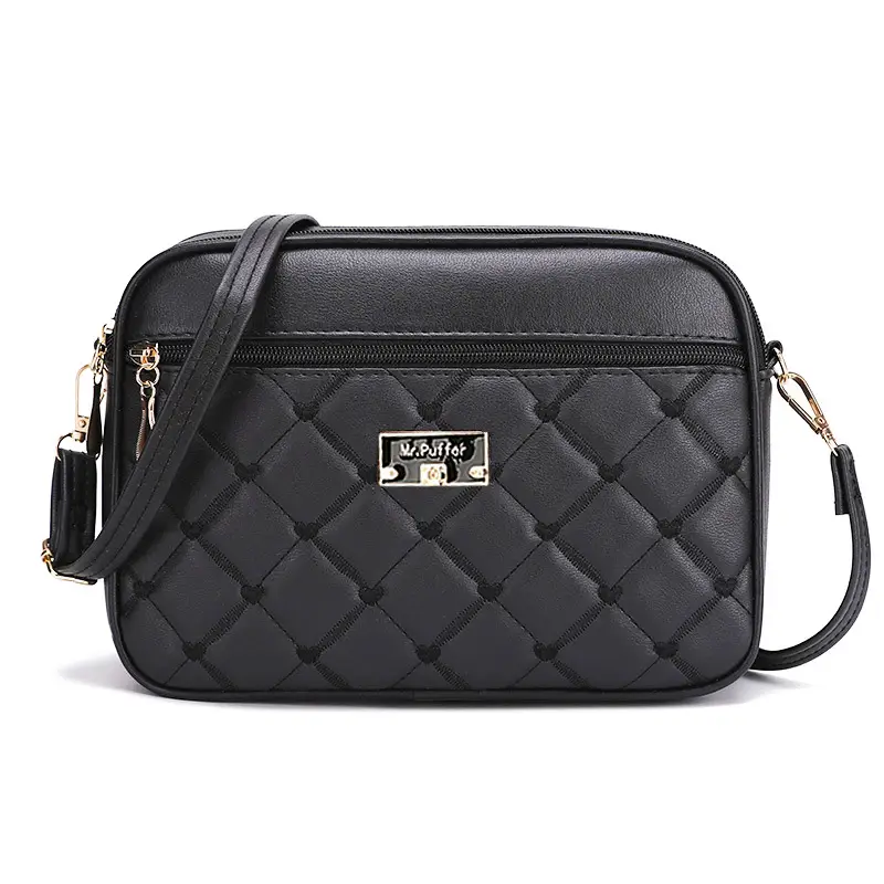 2024 Black Quilted Shoulder Bag for Women - Image 11